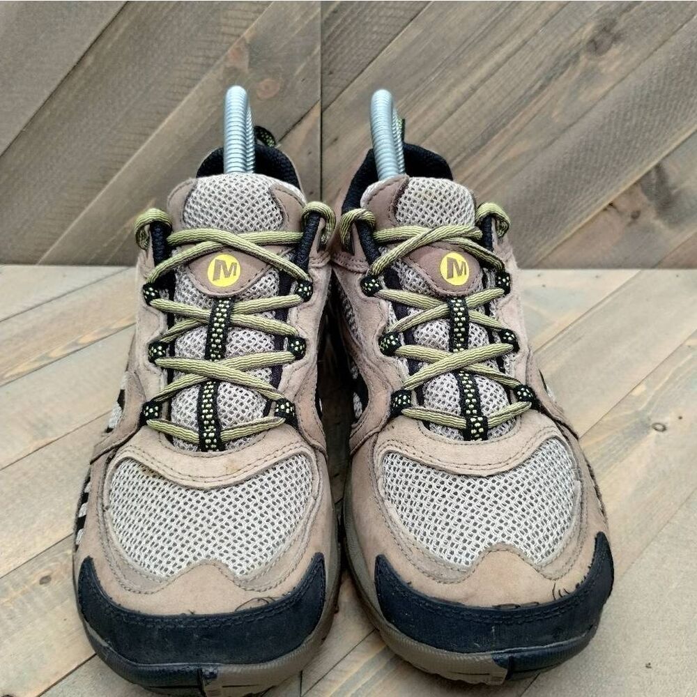 Merrell Falcon Hiking Shoes Womens Size‎ 7 Brown Black Outdoors Booties - Picture 5 of 9